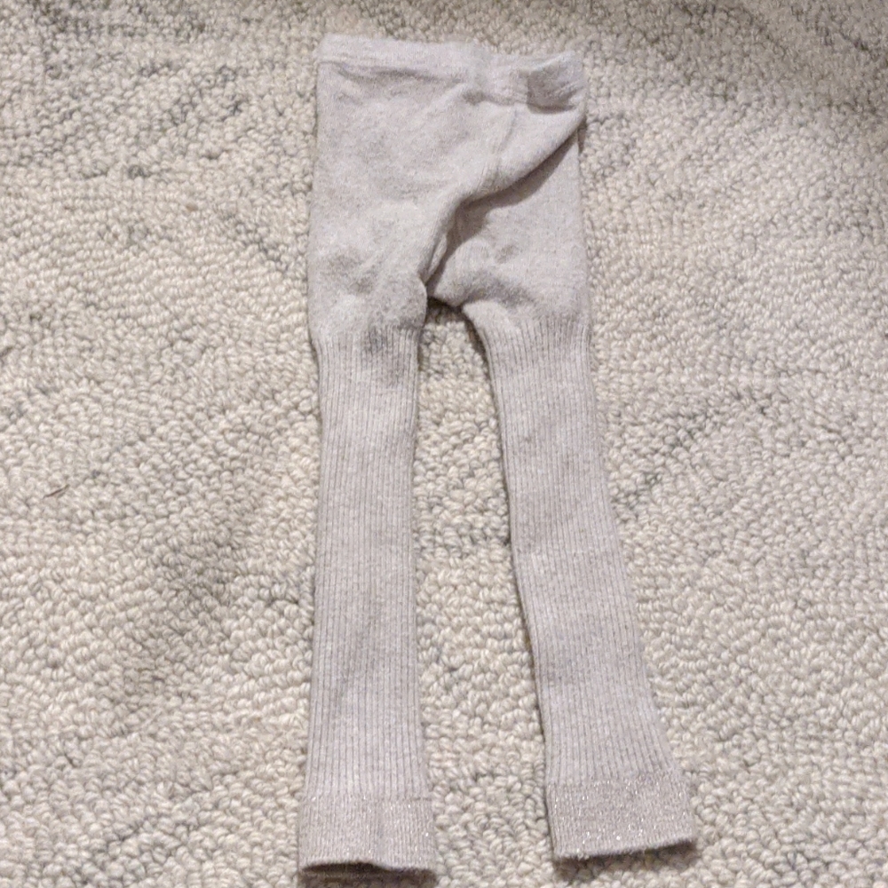 Footless rubbed tights
